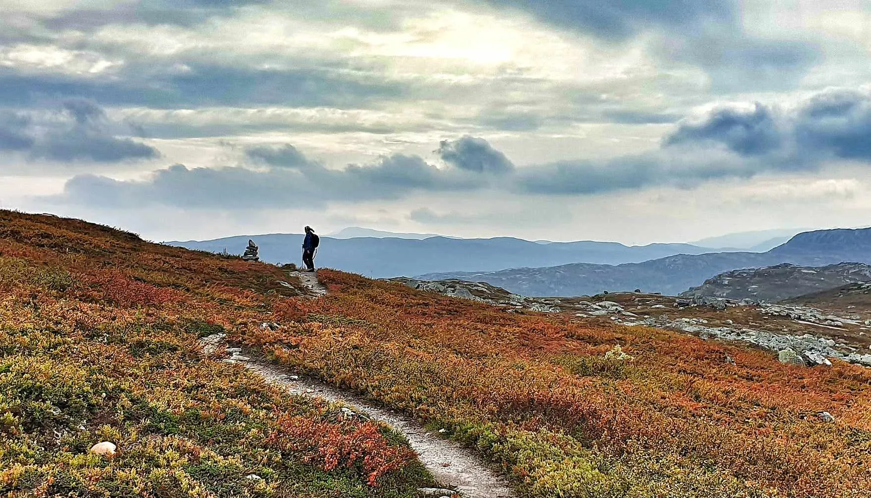 Utsikt fra Gaustatoppen – Telemarks høyeste fjell