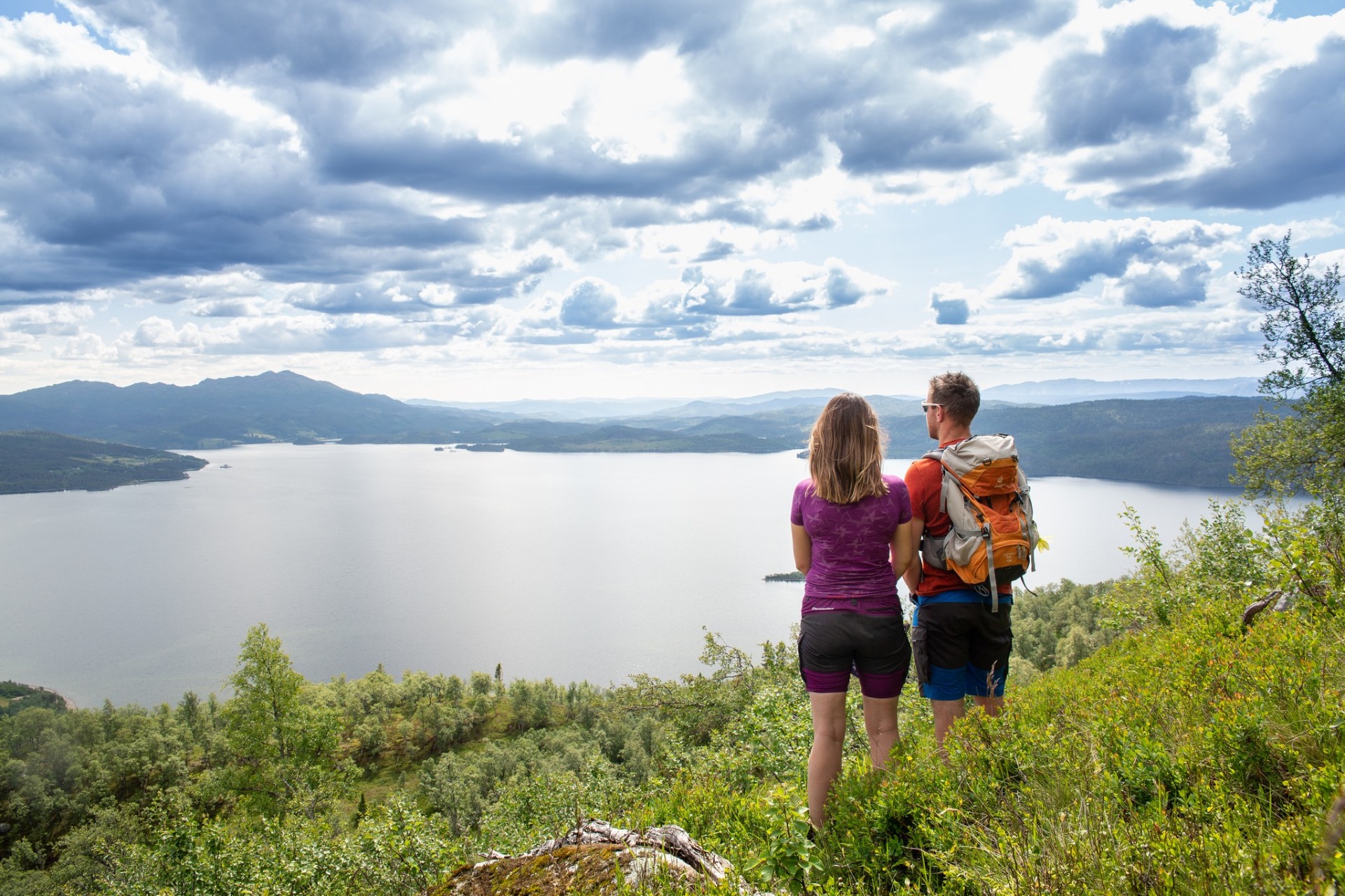 Sommerkveld over Hardangervidda fra Rauland Høgfjellshotell